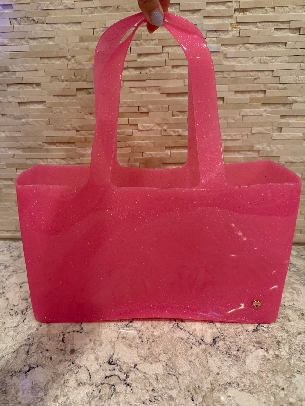 Stoney Clover Lane Jelly Tote in bubblegum